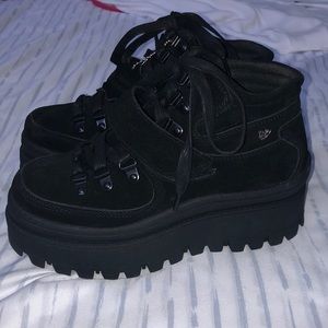 Authentic Leather Shoes Platform